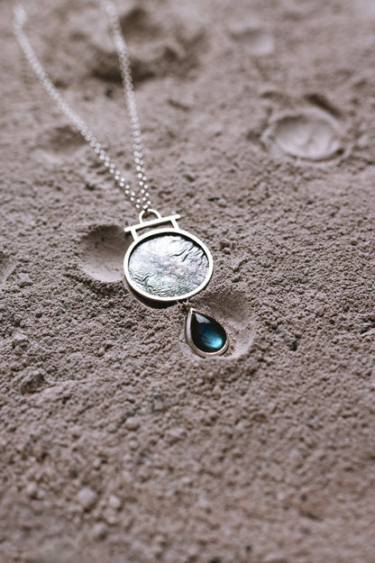 Colgante Nebulosa. Joya artesanal en plata