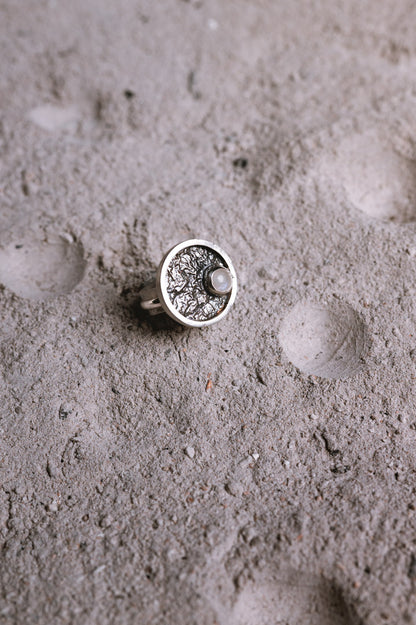 Anillo Zénit. Joya artesanal en plata