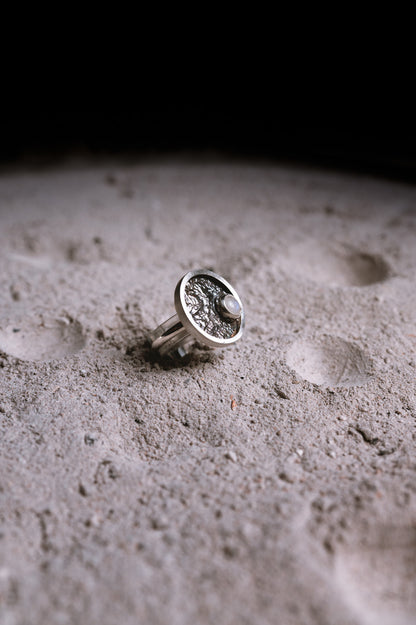 Anillo Zénit. Joya artesanal en plata
