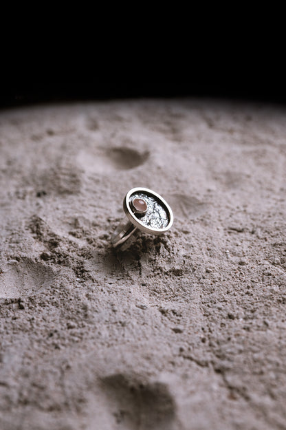 Anillo Zénit. Joya artesanal en plata