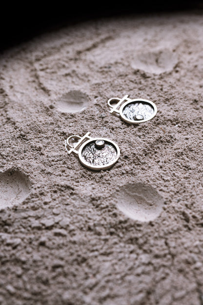 Pendientes Zénit. Joya artesanal en plata