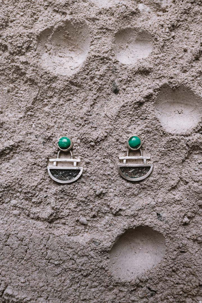 Pendientes Oráculo. Joya artesanal en plata