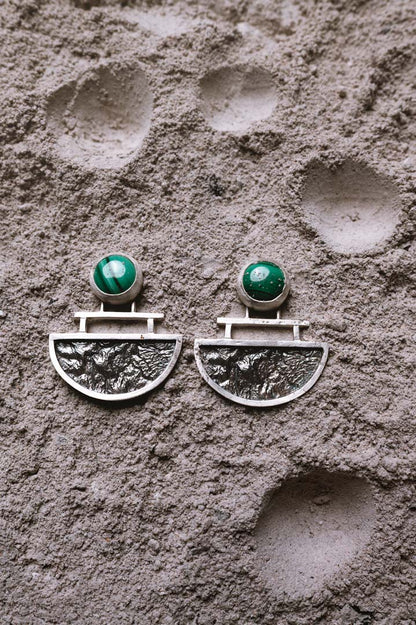 Pendientes Oráculo. Joya artesanal en plata