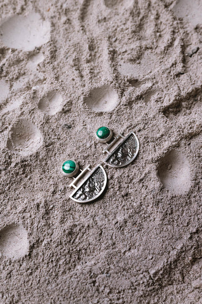 Pendientes Oráculo. Joya artesanal en plata