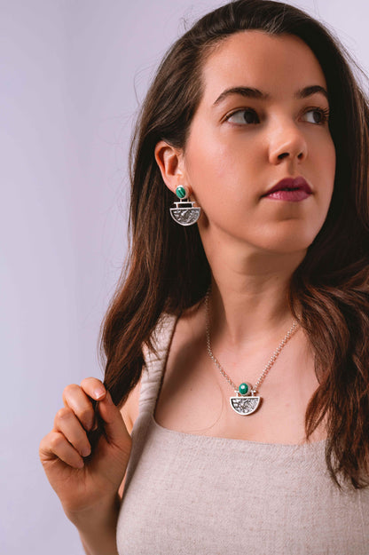 Colgante Oráculo. Joya artesanal en plata