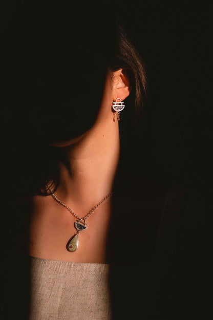 Colgante Estela. Joya artesanal en plata