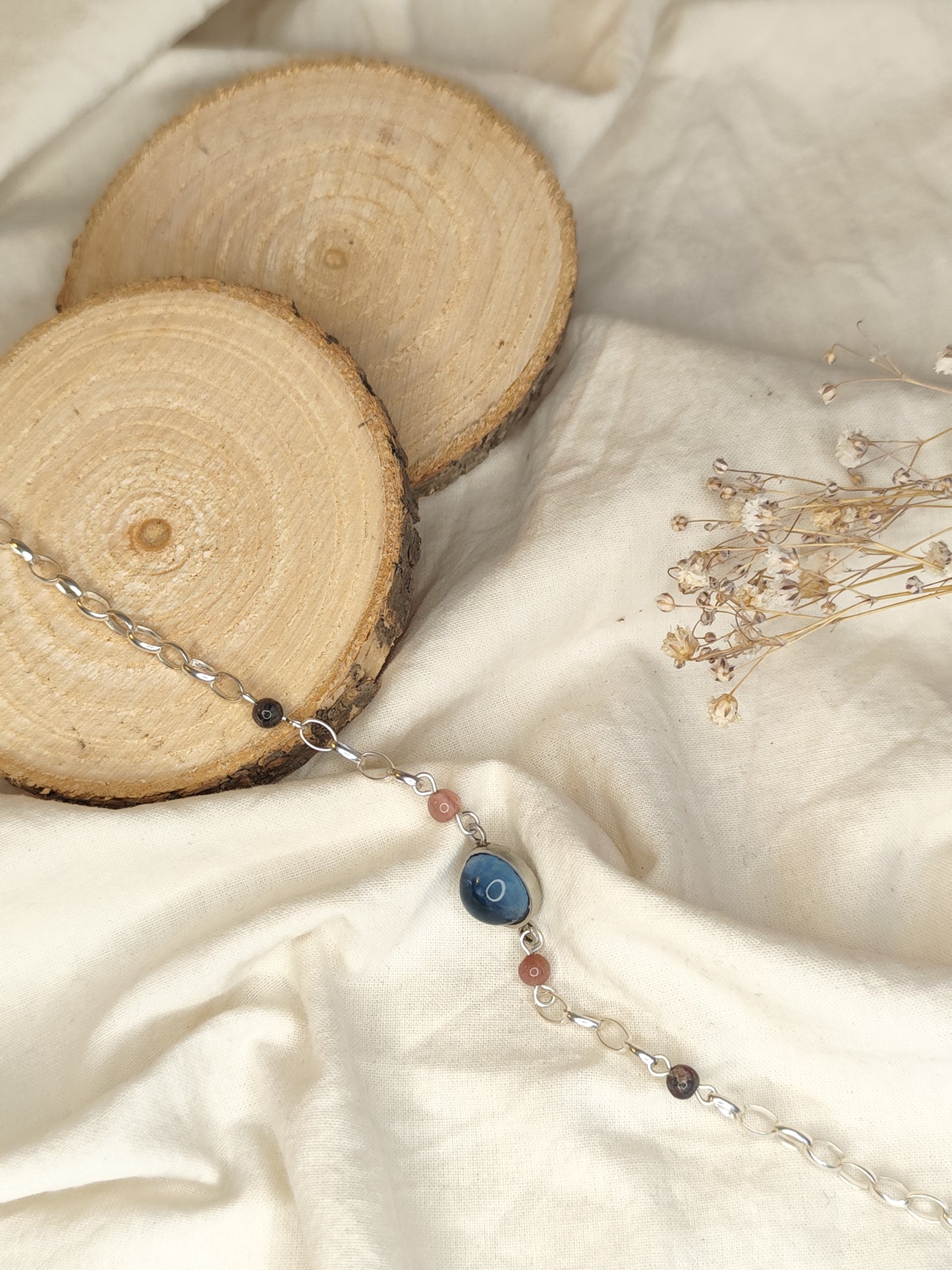 Pulsera fluorita y turmalinas