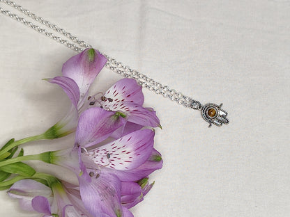 Mano de Fátima. Joya artesanal en plata