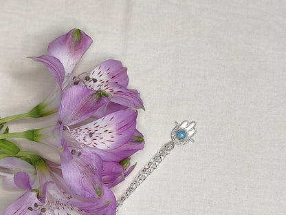 Mano de Fátima. Joya artesanal en plata