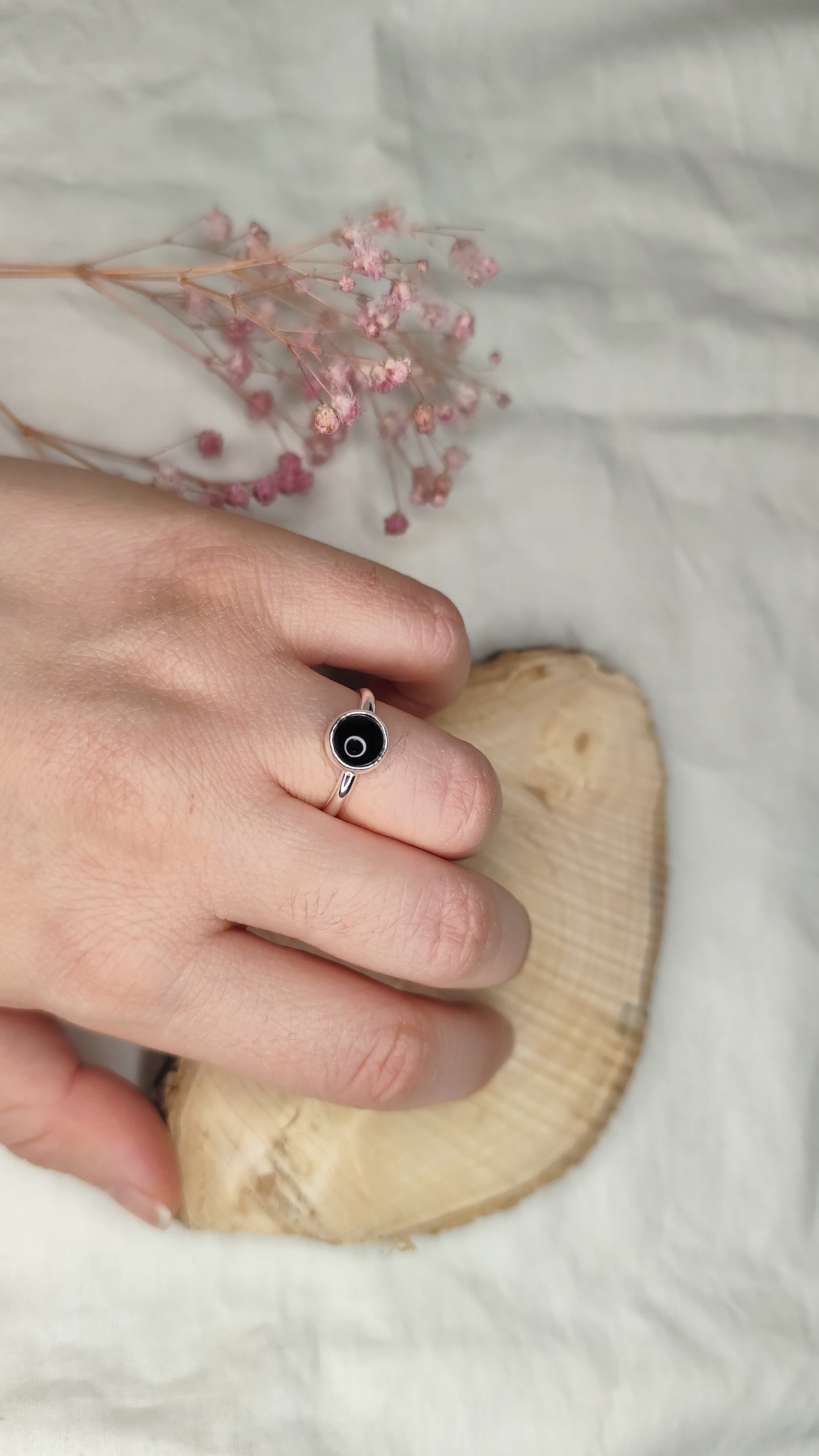 Anillo Alba. Joya artesanal en plata