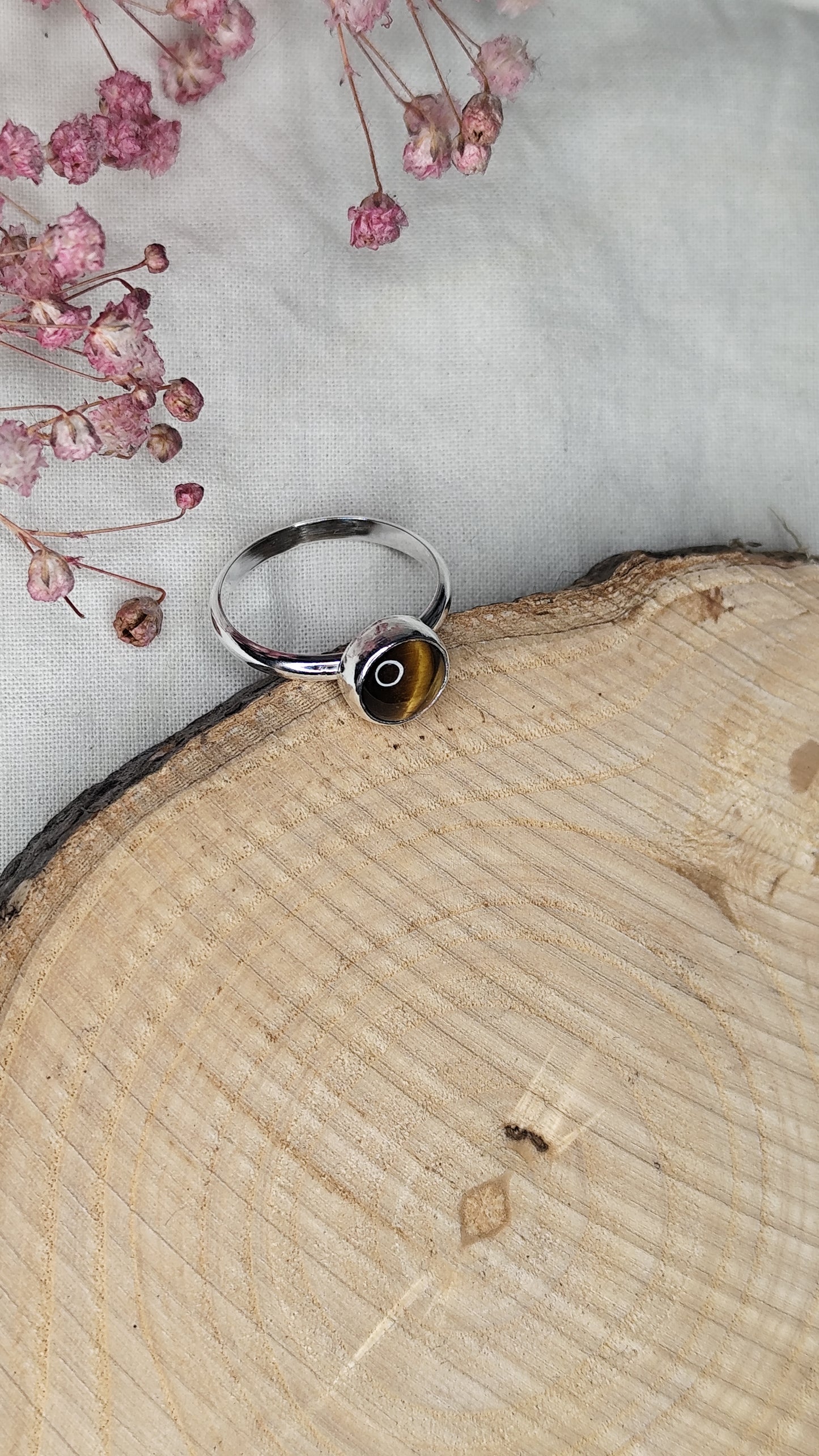 Anillo Alba. Joya artesanal en plata