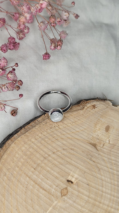 Anillo Halo. Joya artesanal en plata