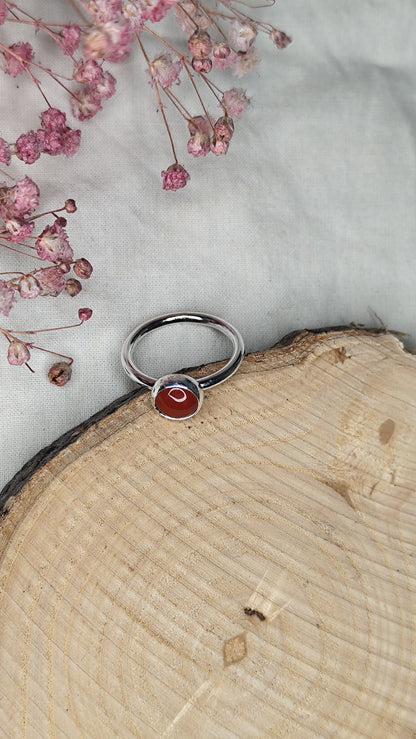 Anillo Halo. Joya artesanal en plata