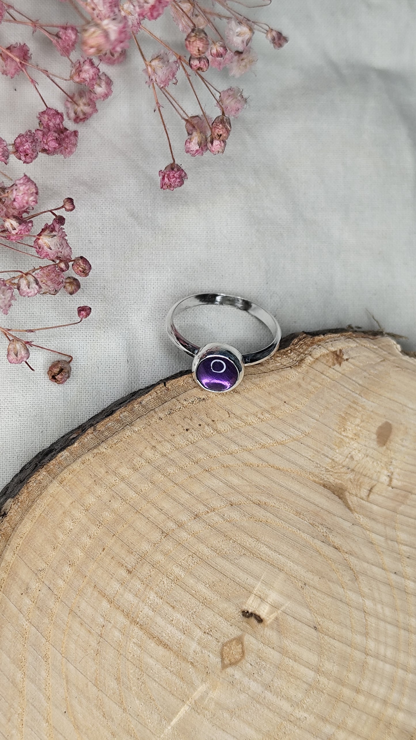 Anillo Alba. Joya artesanal en plata