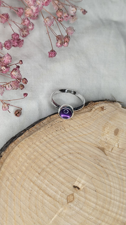 Anillo Alba. Joya artesanal en plata