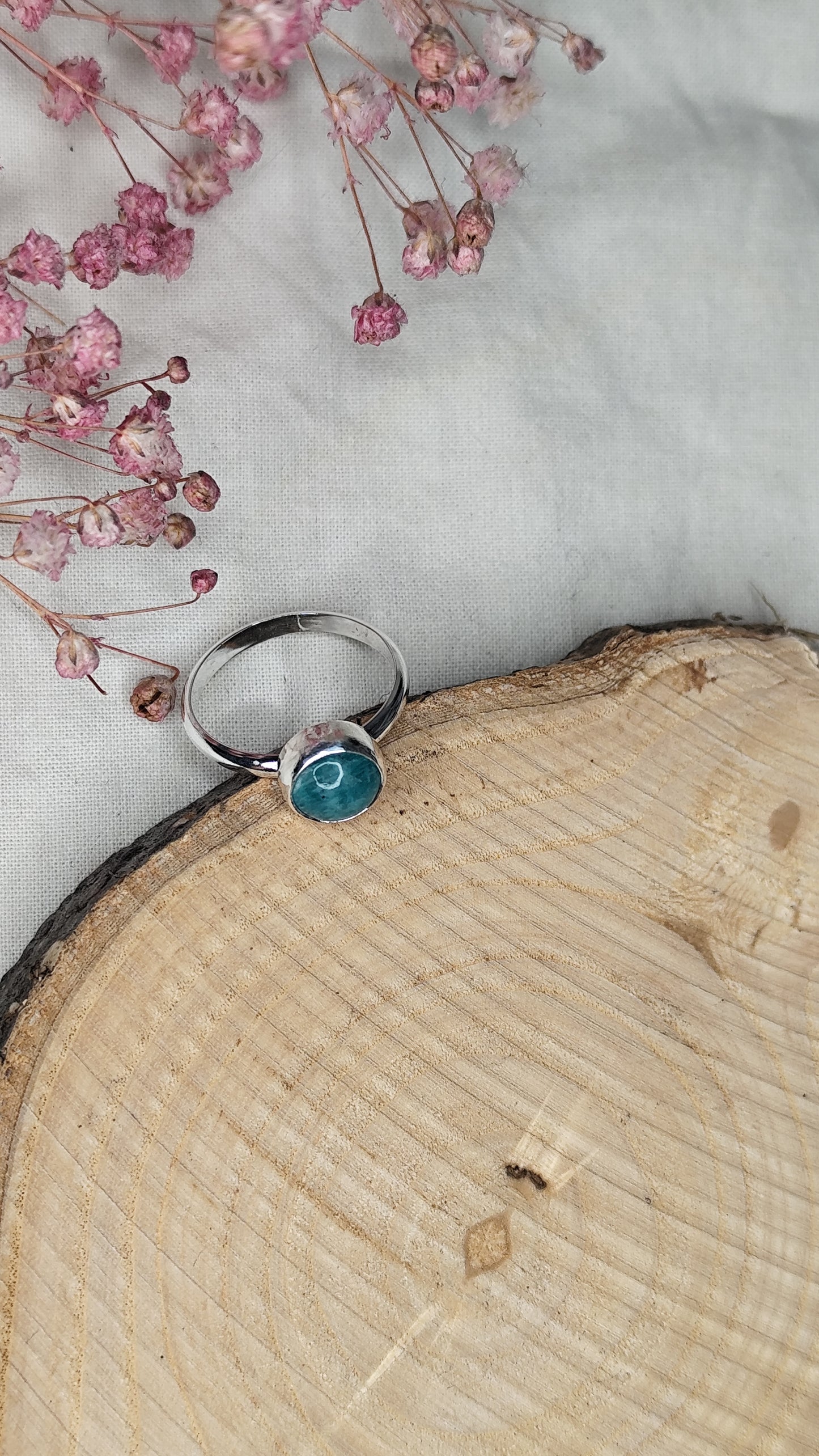 Anillo Alba. Joya artesanal en plata