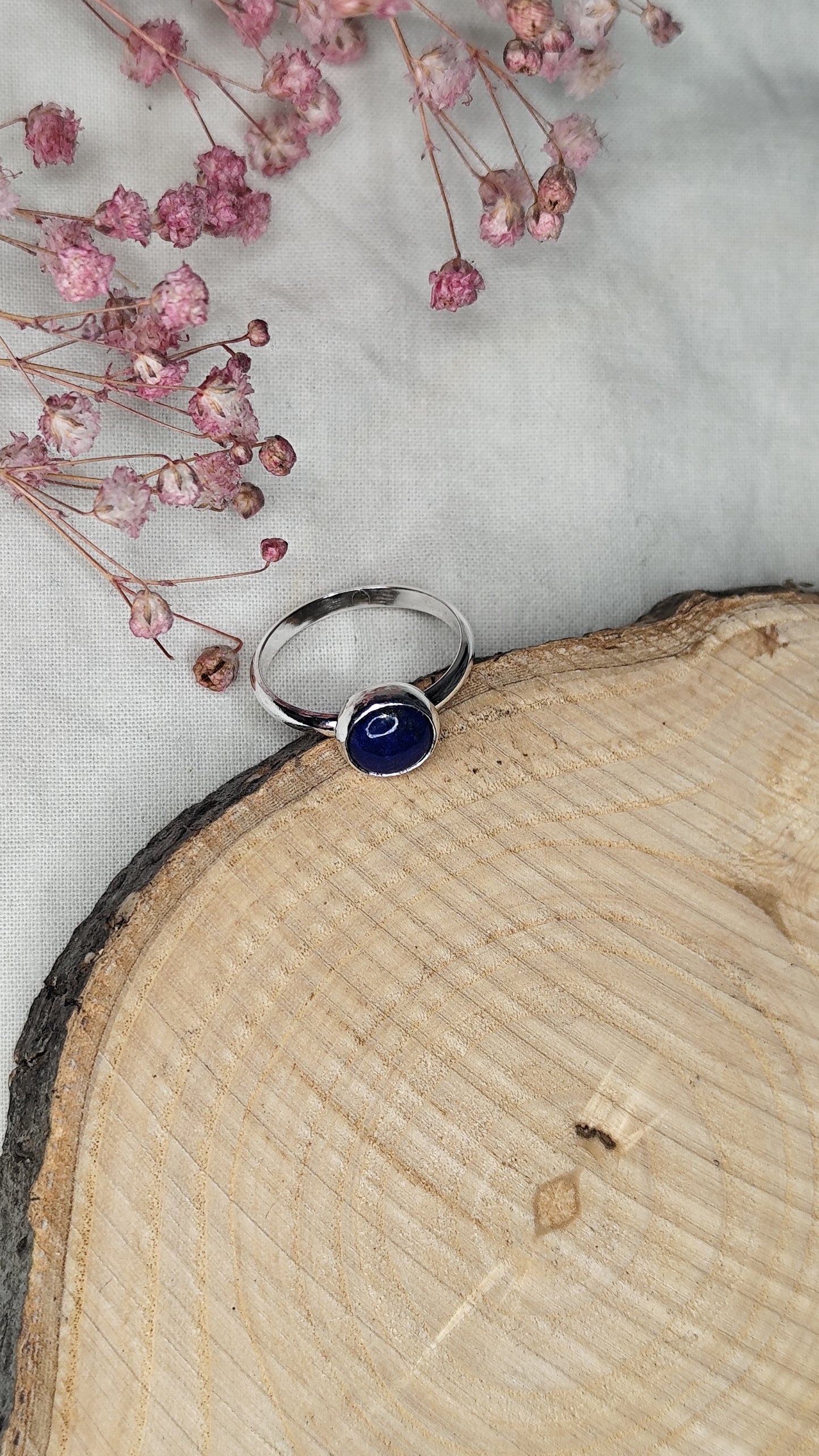 Anillo Alba. Joya artesanal en plata