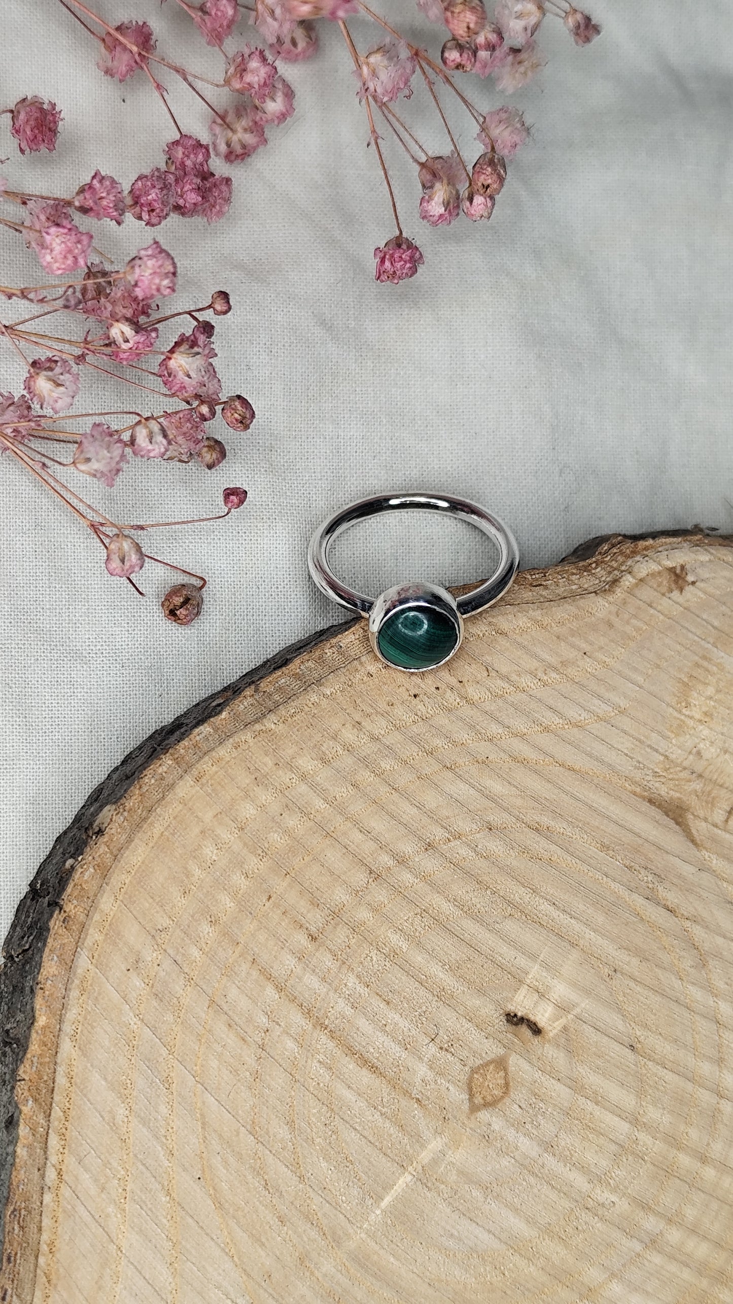 Anillo Halo. Joya artesanal en plata