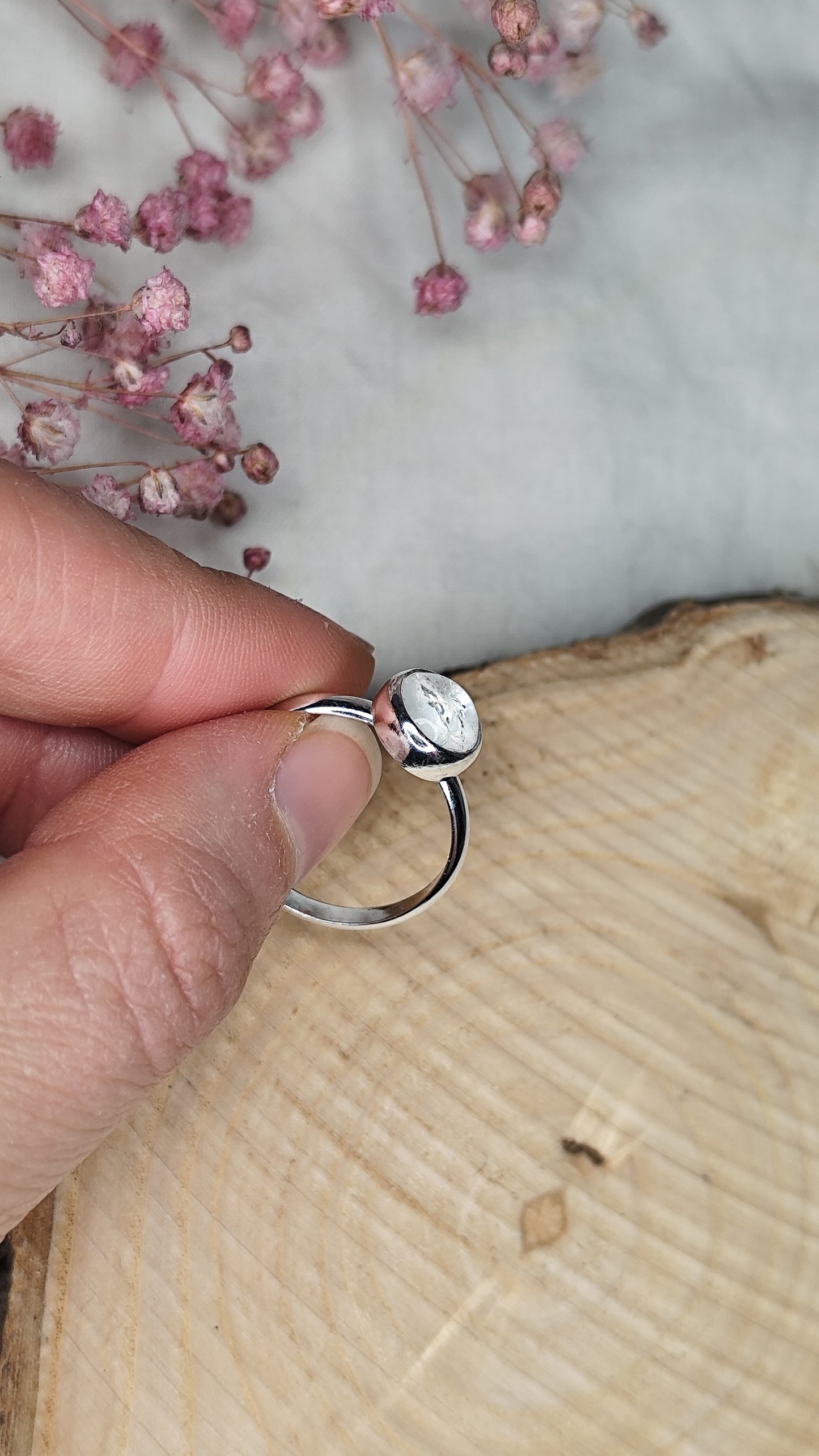 Anillo Alba. Joya artesanal en plata