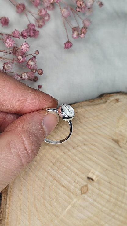 Anillo Alba. Joya artesanal en plata