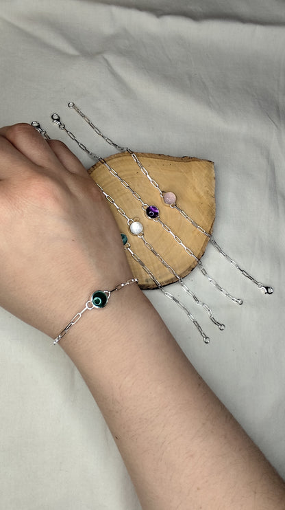 Pulsera Esencia. Joya artesanal en plata