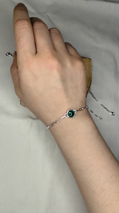 Pulsera Esencia. Joya artesanal en plata