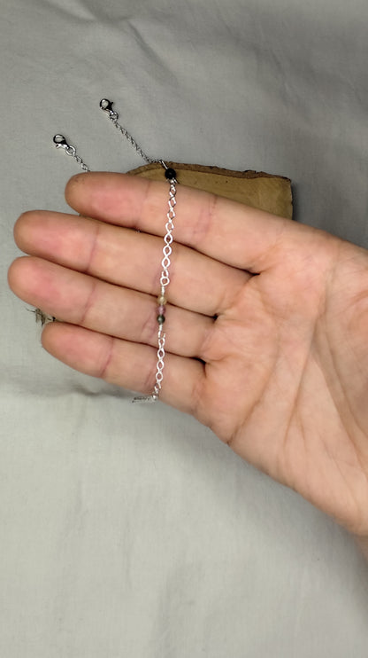 Pulsera Esencia mini. Joya artesanal en plata