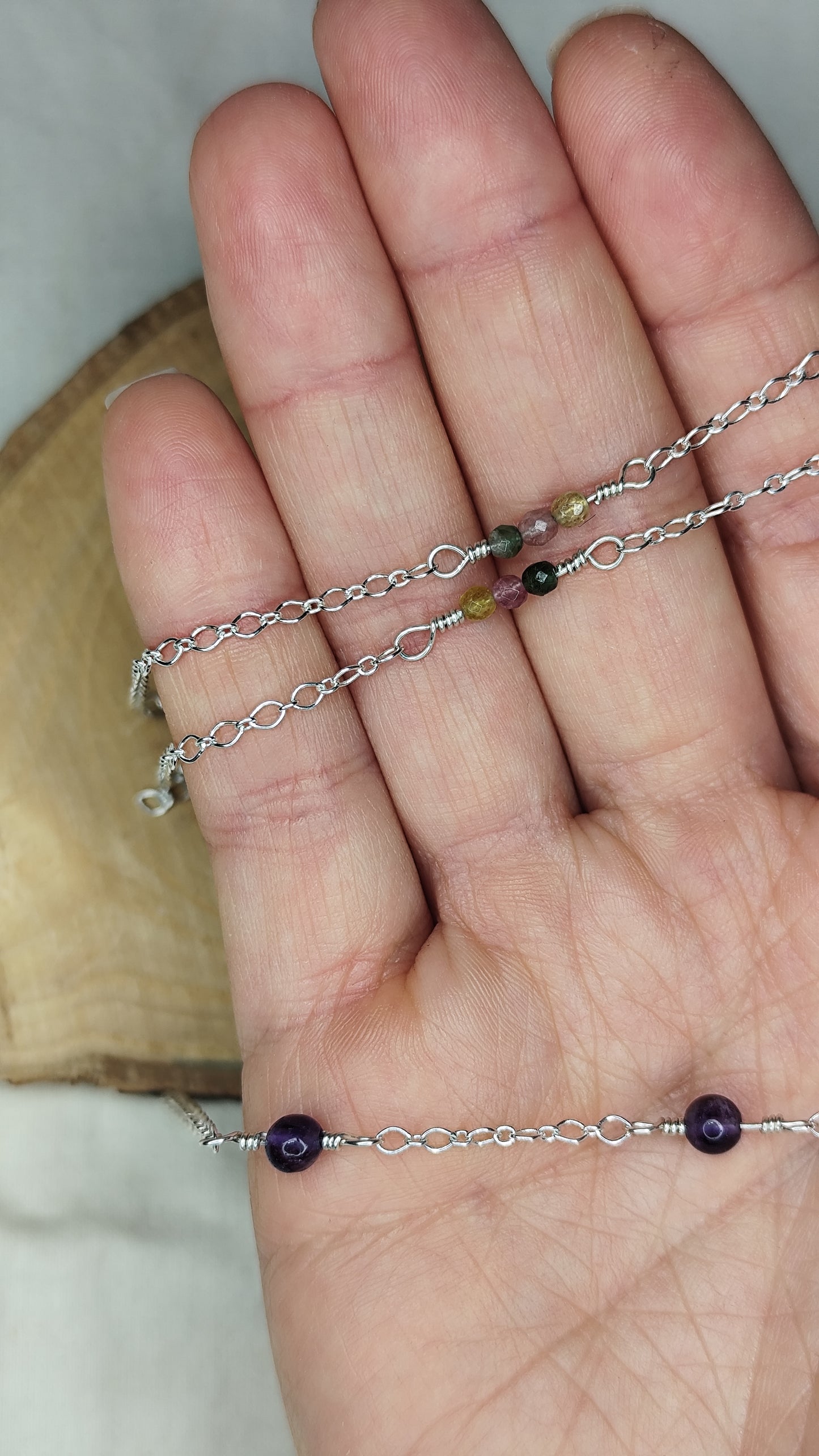 Pulsera Esencia mini. Joya artesanal en plata