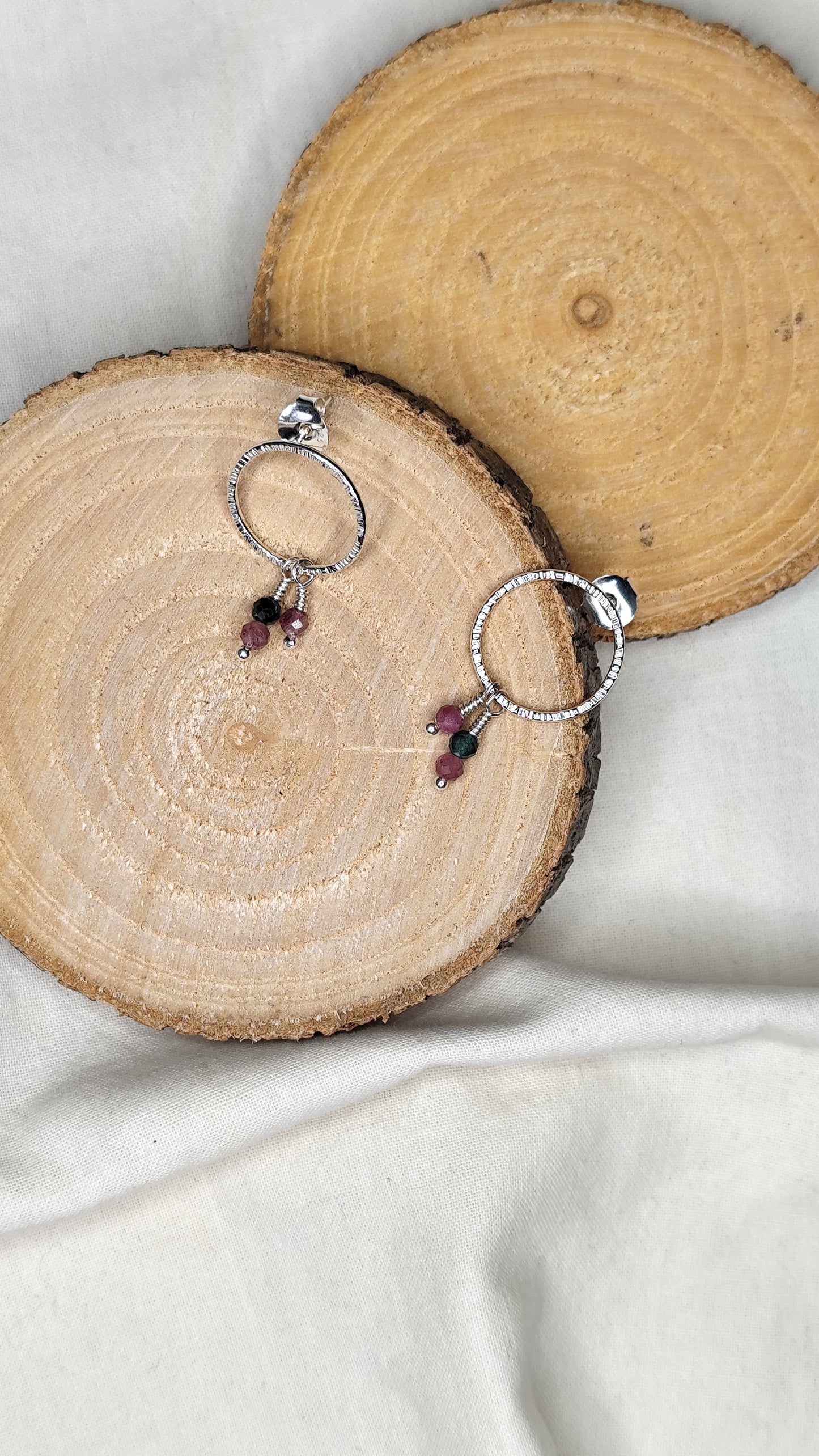 Pendientes aro mediano largos