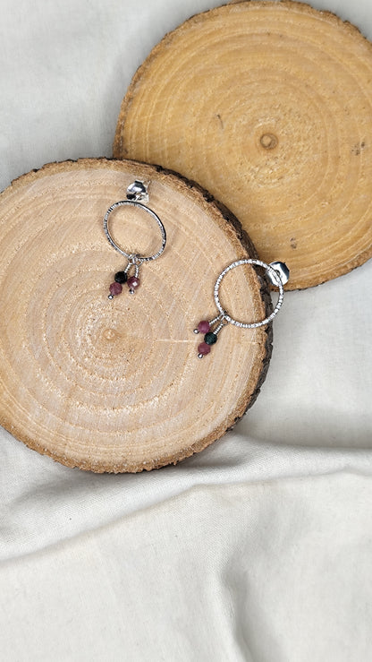 Pendientes aro mediano largos