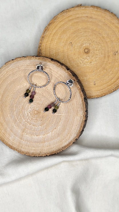 Pendientes aro mediano largos