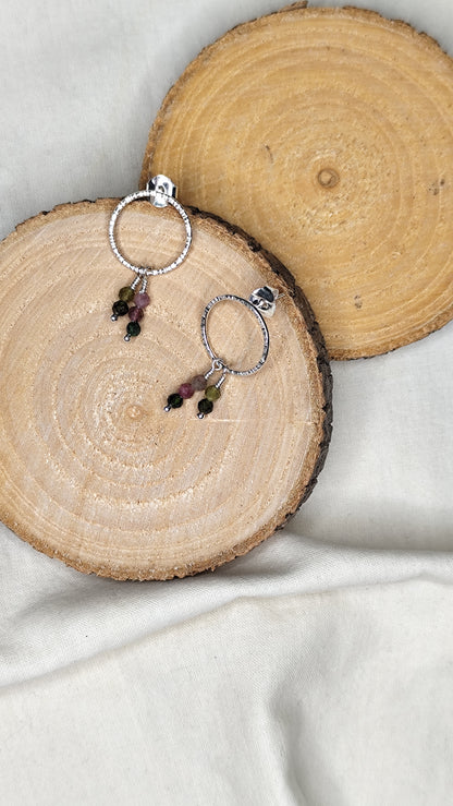Pendientes aro mediano largos